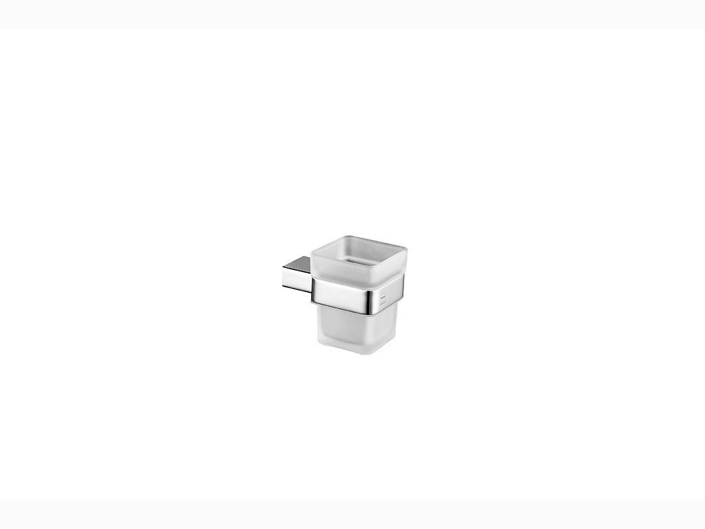 Portavaso y vaso de pared