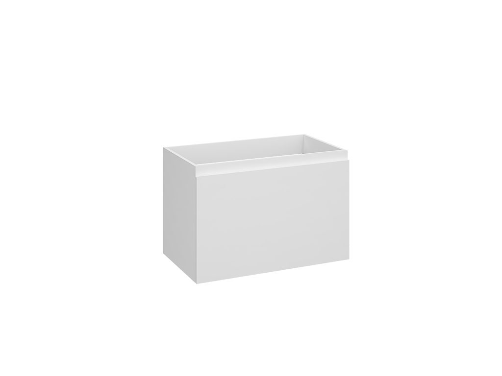 Auxiliary bath cabinet with interior drawer