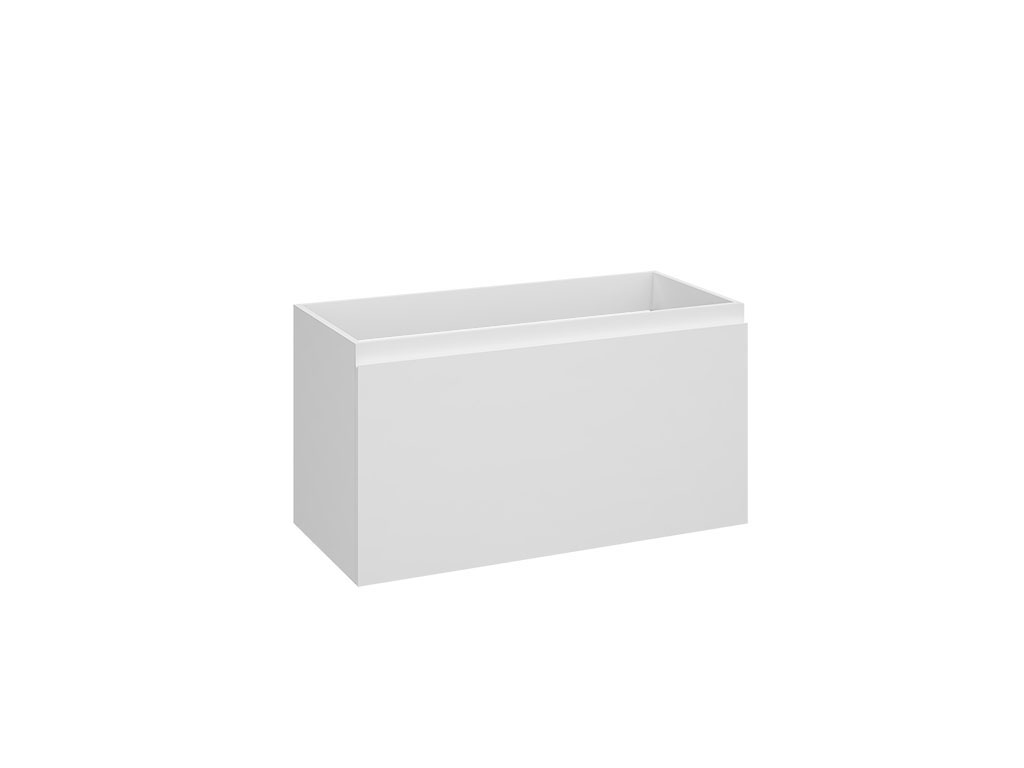Auxiliary bath cabinet with interior drawer