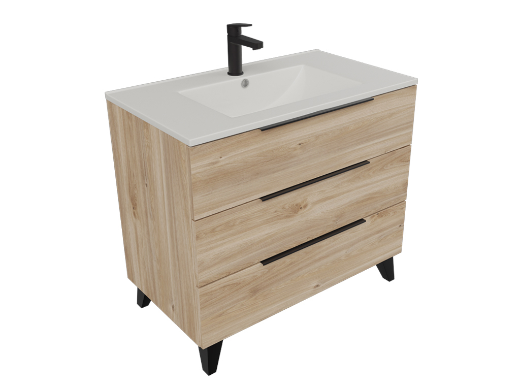 3 drawers bath cabinet with legs 849385 