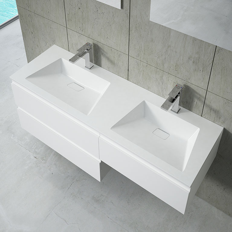 Lavabo integrado doble 878209 