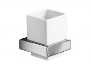 Wall mounted tumbler holder