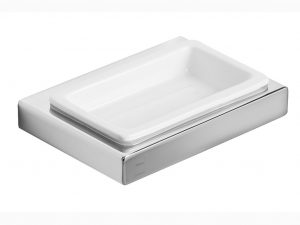 Soap dish with holder
