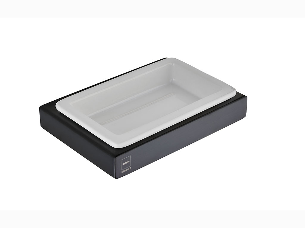 Soap dish with holder