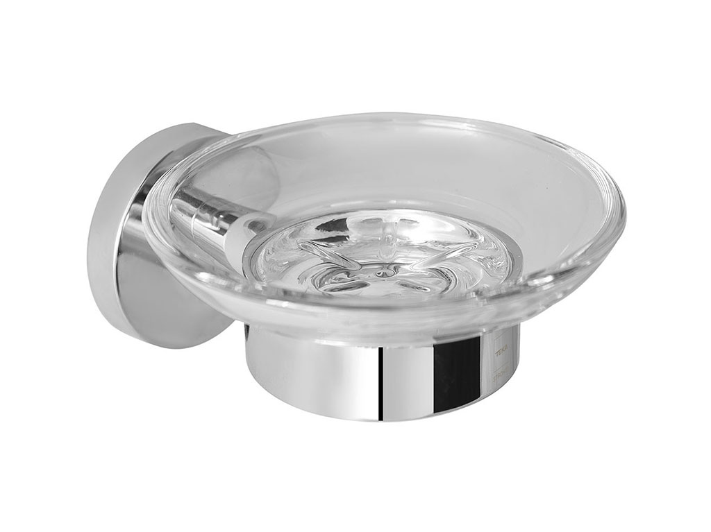 Soap dish with holder