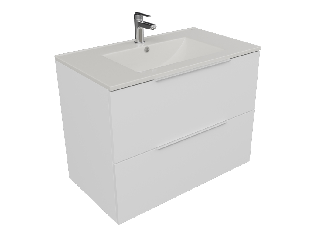 2 drawers bath cabinet
