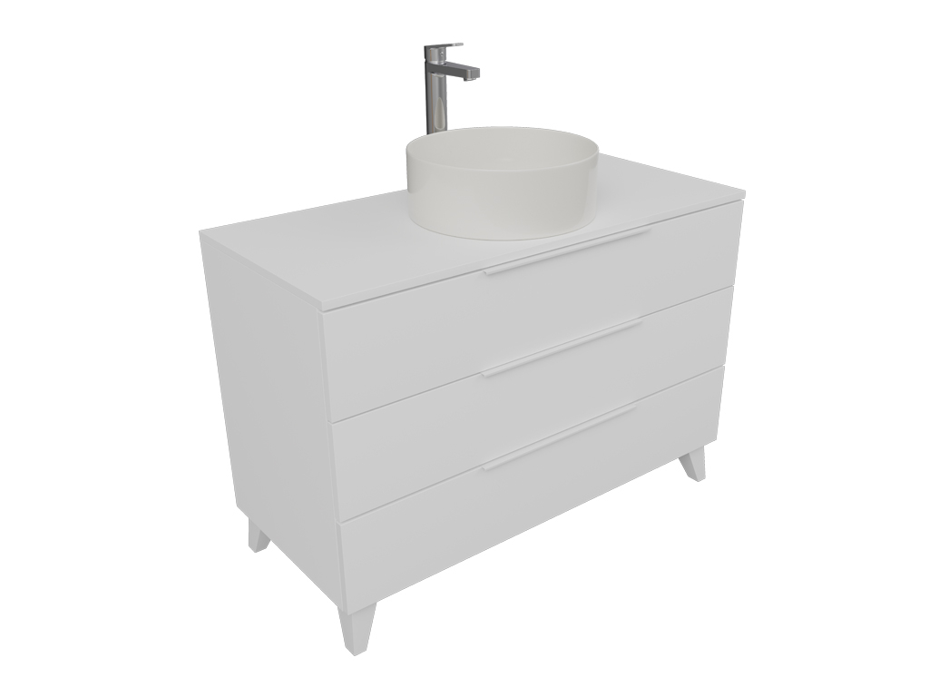 3 drawers bath cabinet with legs 878824 