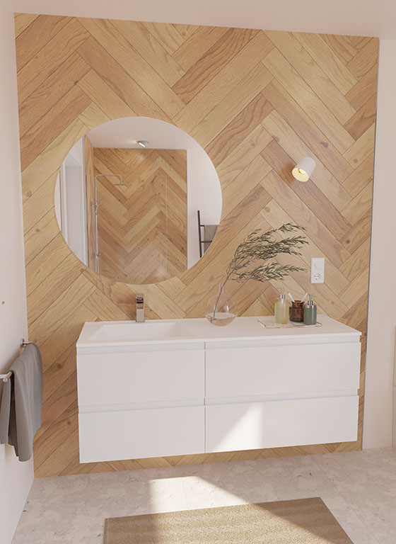 2 drawers bath cabinet 855638 