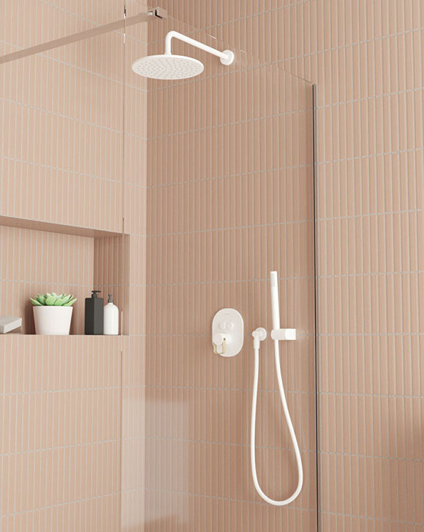 Rounded shower head 854825 