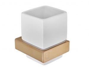 Portavaso y vaso de pared